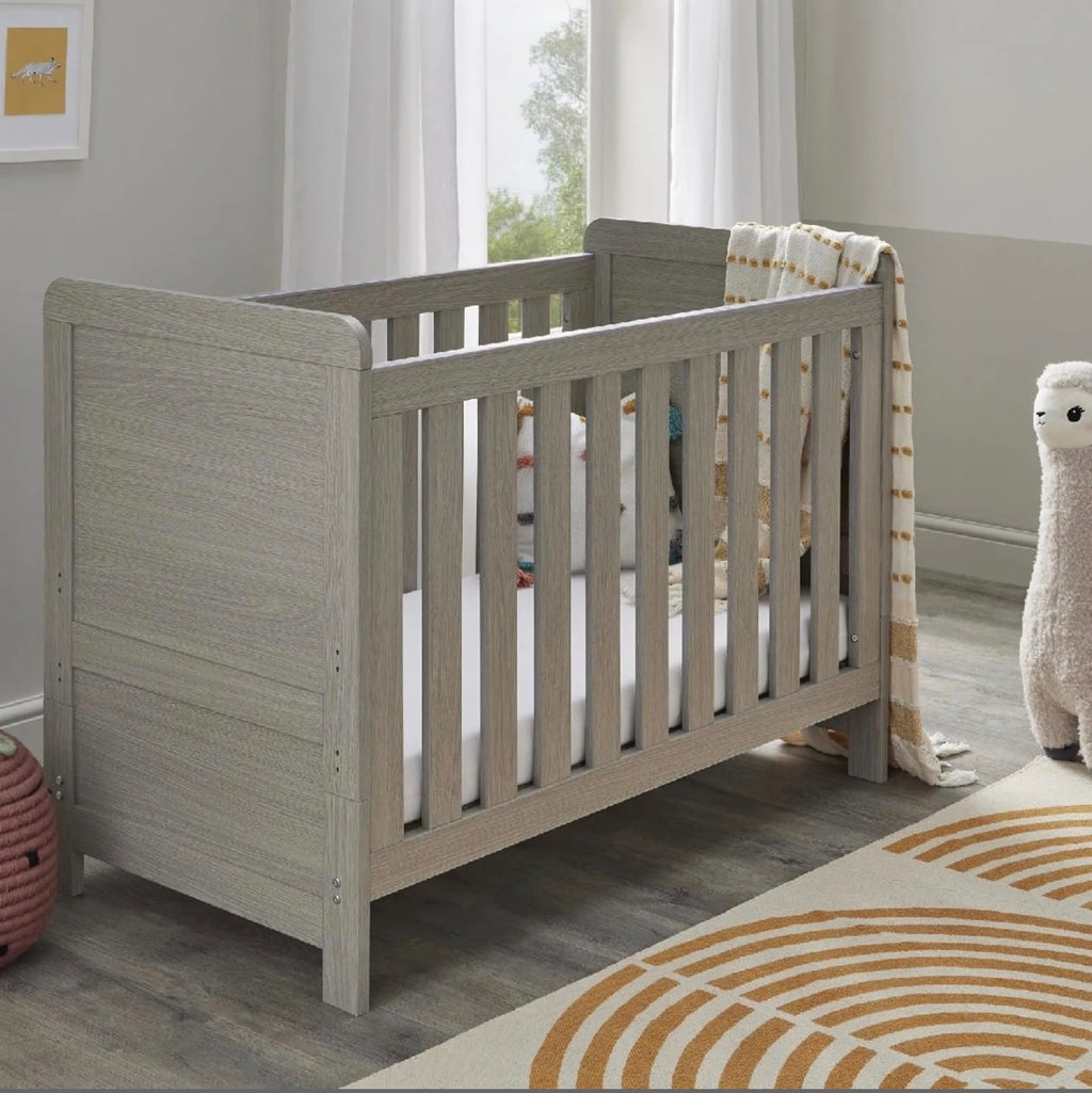 Babymore Caro 4-1 Cot Bed – Grey Wash