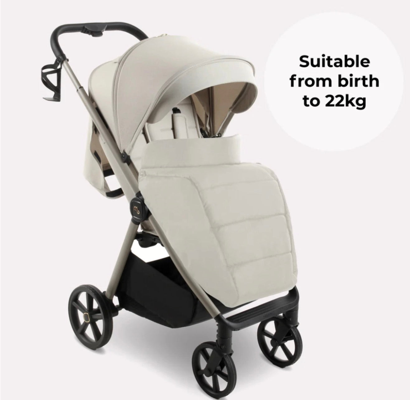 My Babiie MB170 Plus Pushchair - Ivory