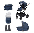 Babymore Chia Pram Pushchair – Midnight Blue