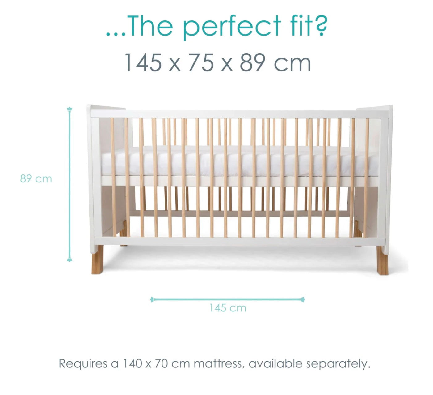 Clair De Lune Essentials Cot Bed