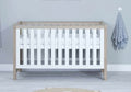 Babymore Luno Cot Bed – White/Oak