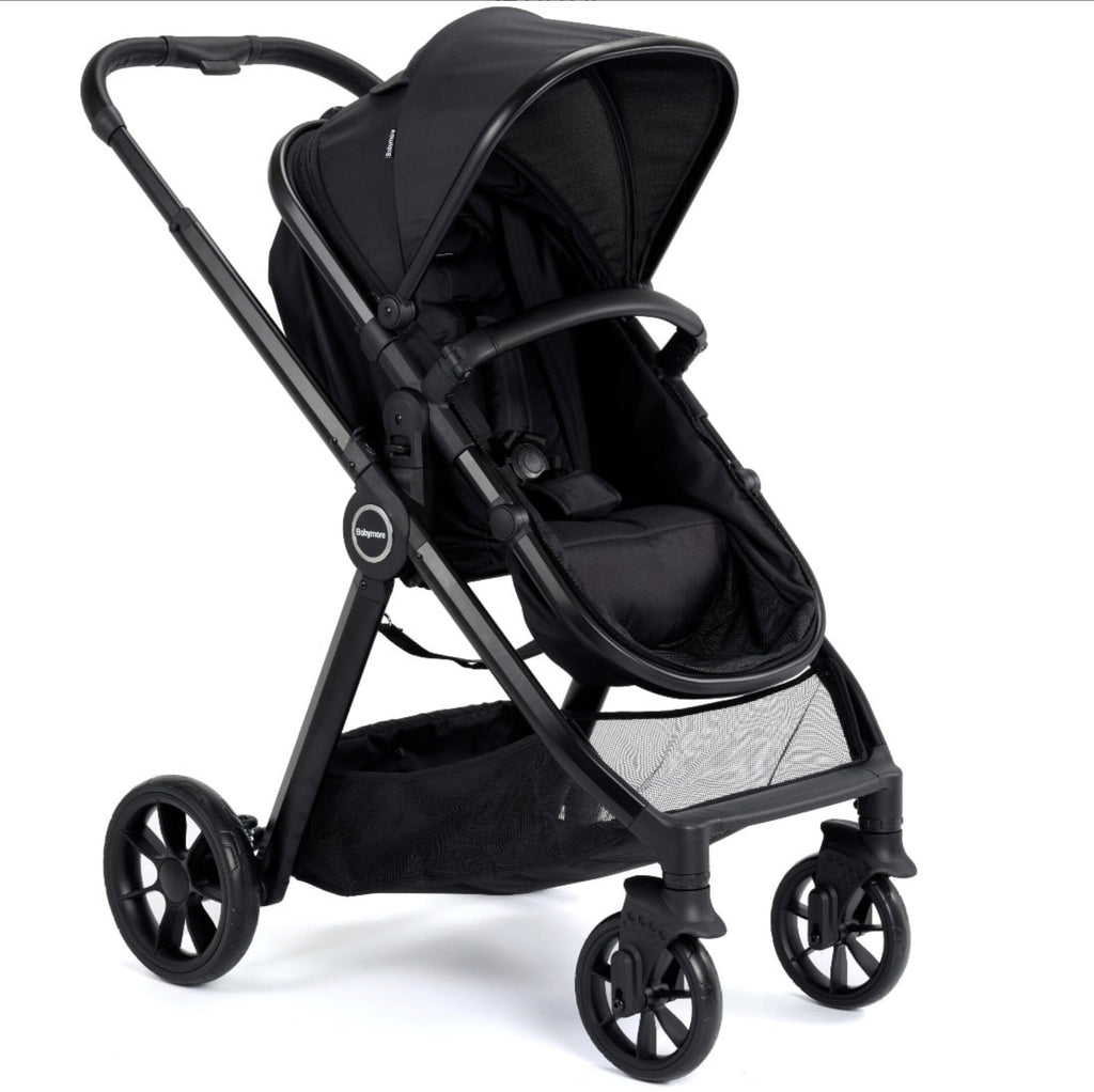 Babymore Mimi 2 in 1 Pram Pushchair – Black