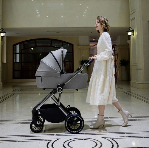 Babymore Chia Travel System Coco Car Seat - Pearl Grey