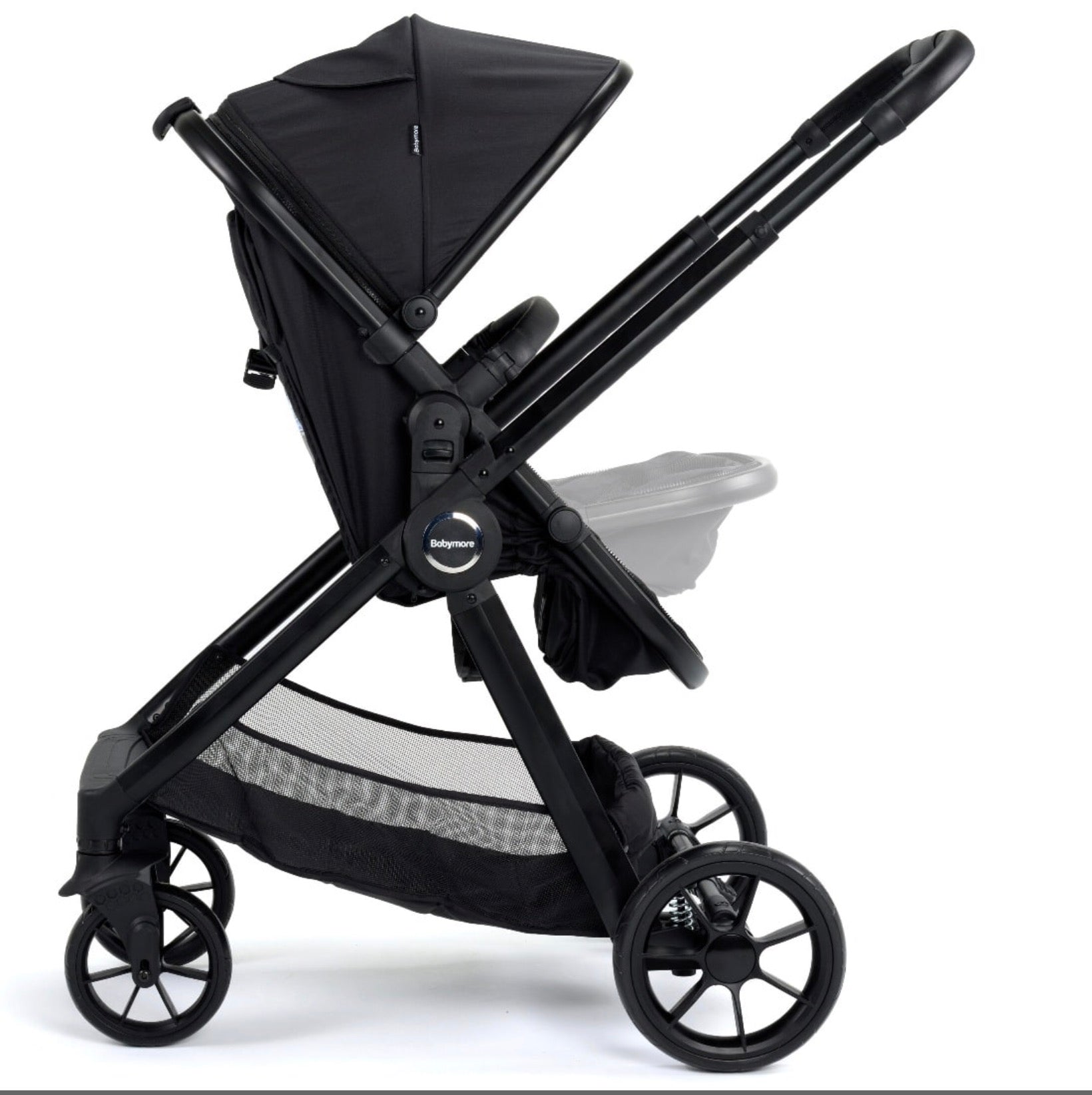 Babymore Mimi 2 in 1 Pram Pushchair – Black