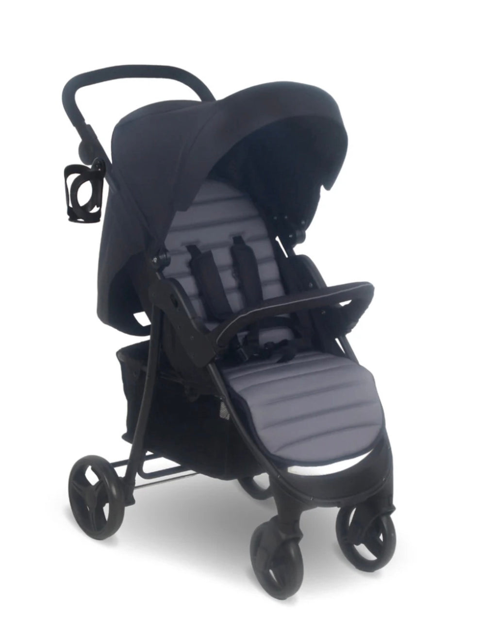My Babiie MB30 PLUS Pushchair - Black/Grey (MB30BG)