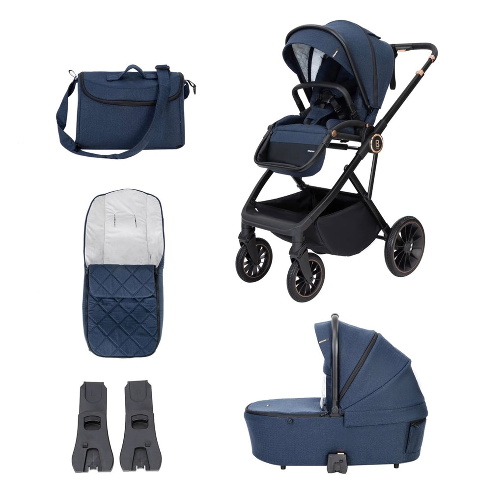 Babymore Chia Pram Pushchair – Midnight Blue
