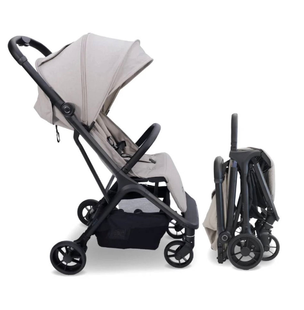 My Babiie MBX7 PLUS Auto Fold Compact Stroller - Camel (MBX7SFCA)