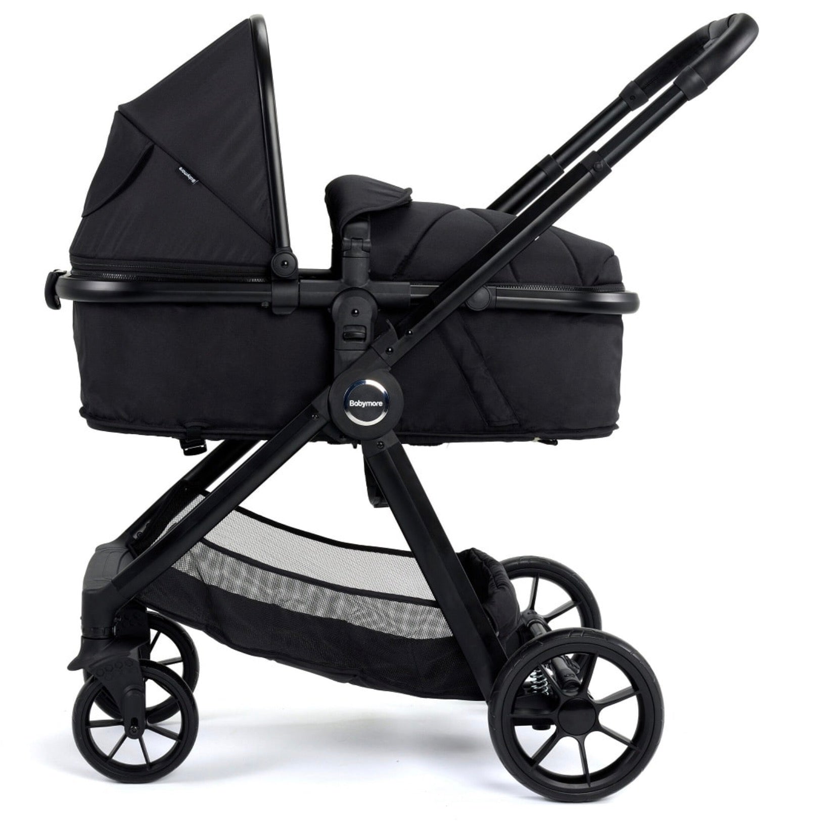 Babymore Mimi 2 in 1 Pram Pushchair – Black
