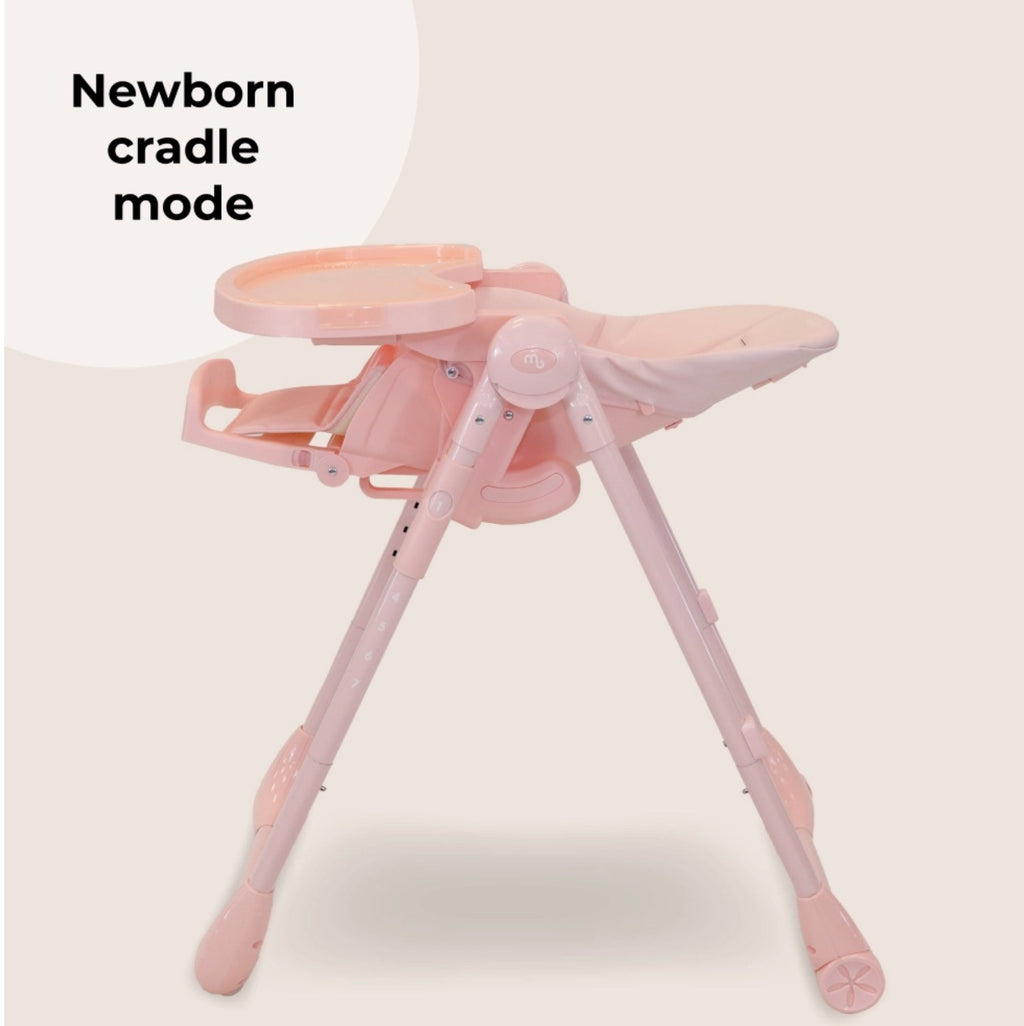 My Babiie Luxe Highchair - Pink (MBHC9PK)
