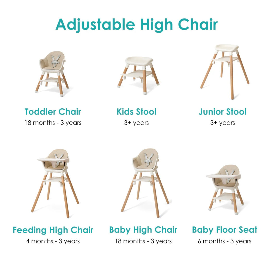 Clair De Lune 6 in 1 High Chair