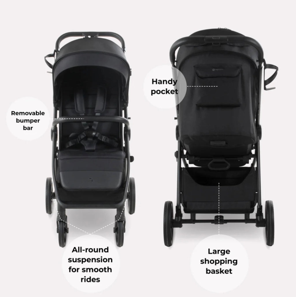 My Babiie MB170 Plus Pushchair - Black