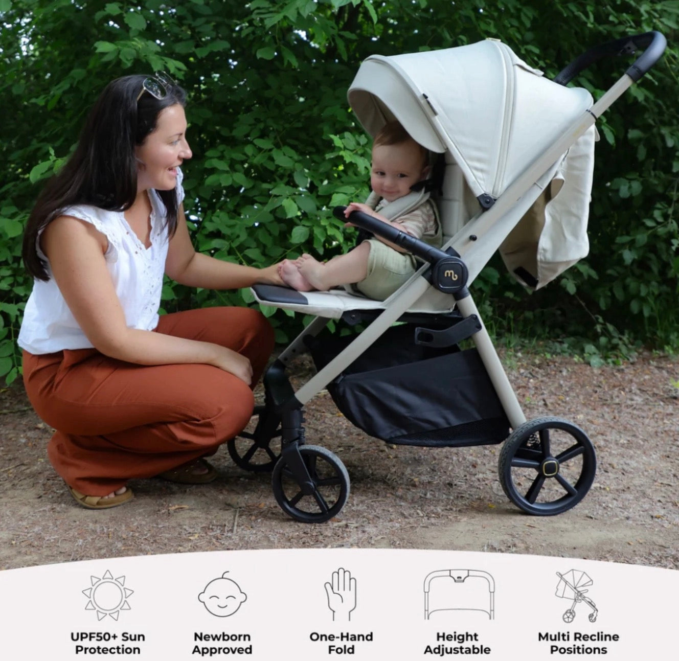 My Babiie MB170 Plus Pushchair - Ivory