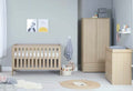 Babymore Veni 3 Piece Nursery Room Set – Oak