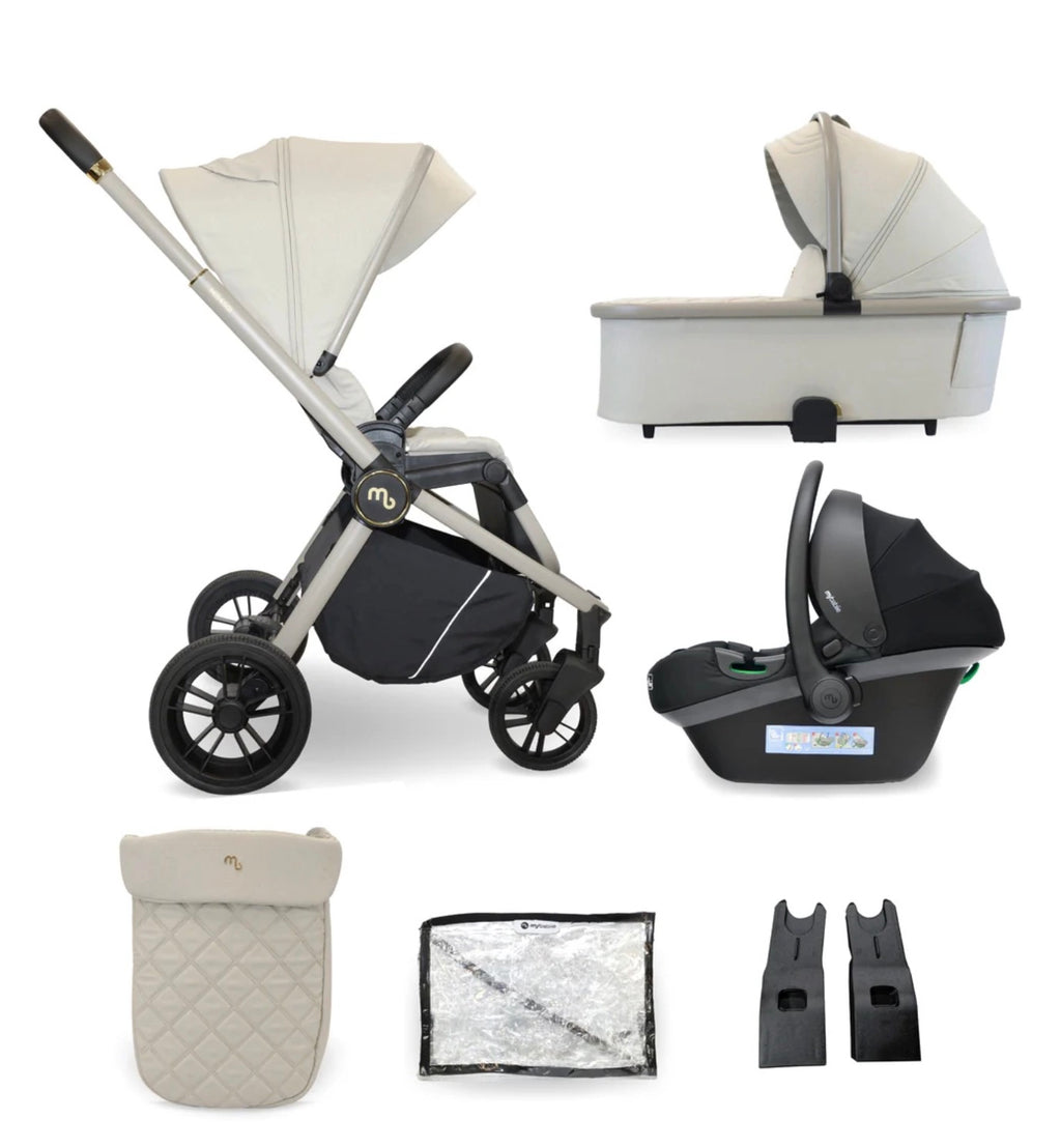 My Babiie MB450i 3 in 1 Travel System - Ivory (MB450iIV)