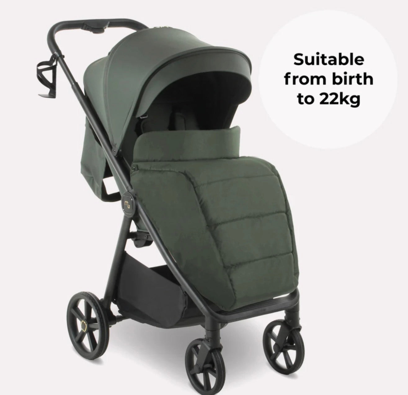 My Babiie MB170 Plus Pushchair - Green