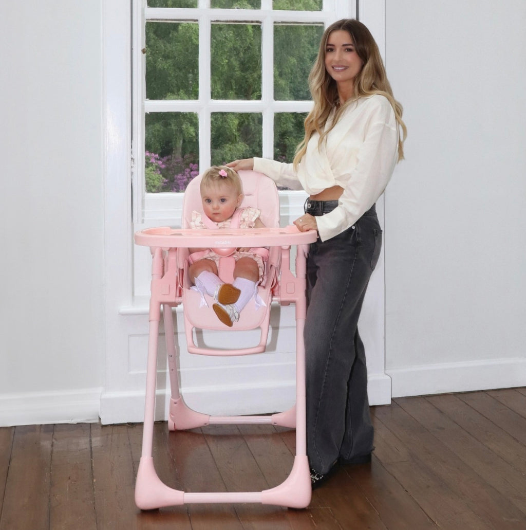 My Babiie Luxe Highchair - Pink (MBHC9PK)