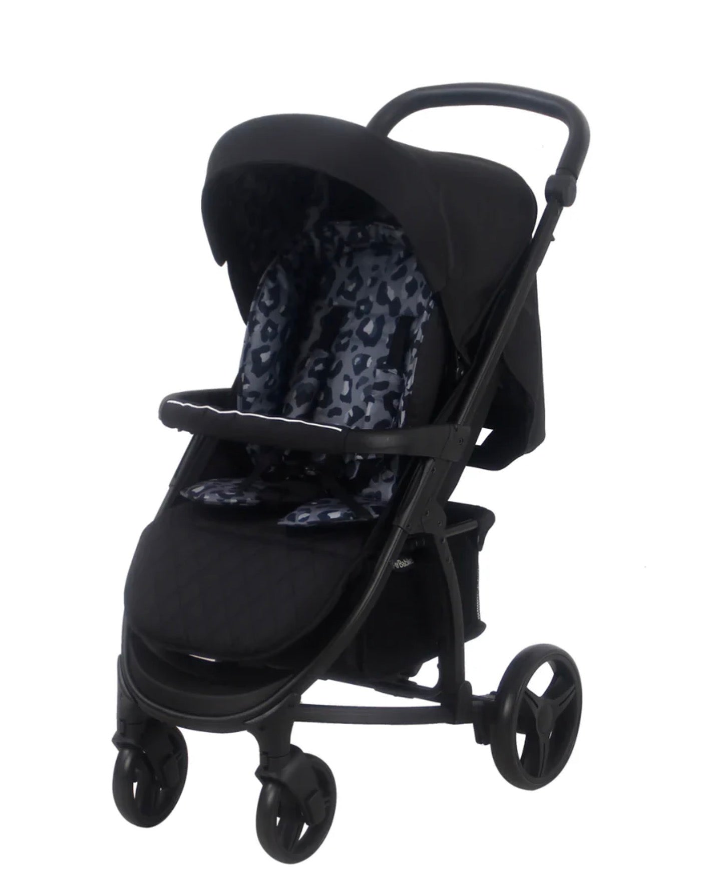My Babiie MB200i 3-in-1 Travel System with i-Size Car Seat - Black Leopard