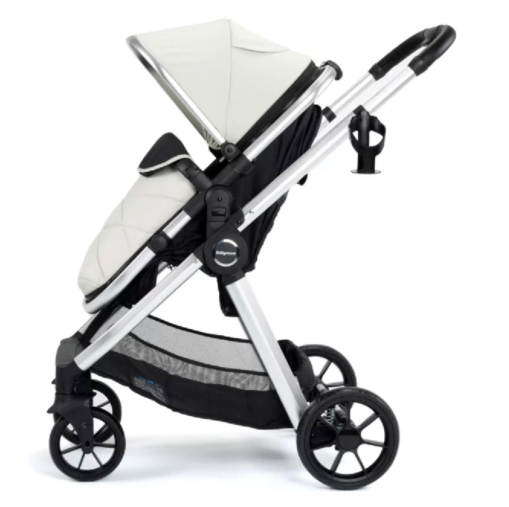 Mimi Travel System Pecan i-Size Car Seat with ISOFIX Base – Silver