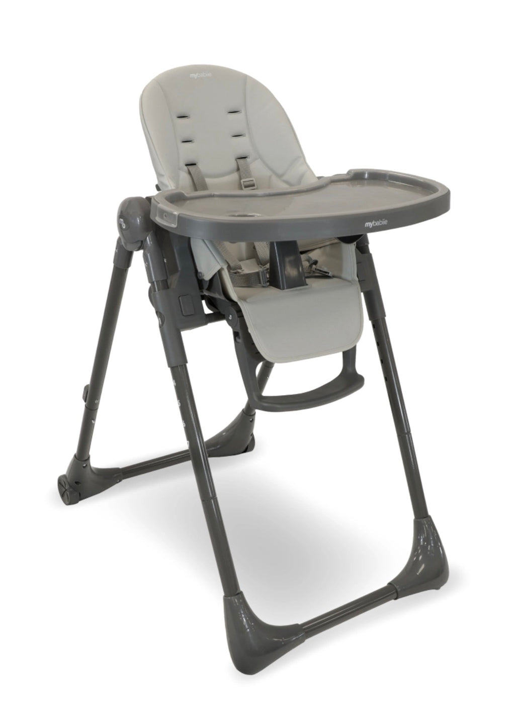 My Babiie Luxe Highchair - Grey (MBHC9GY)