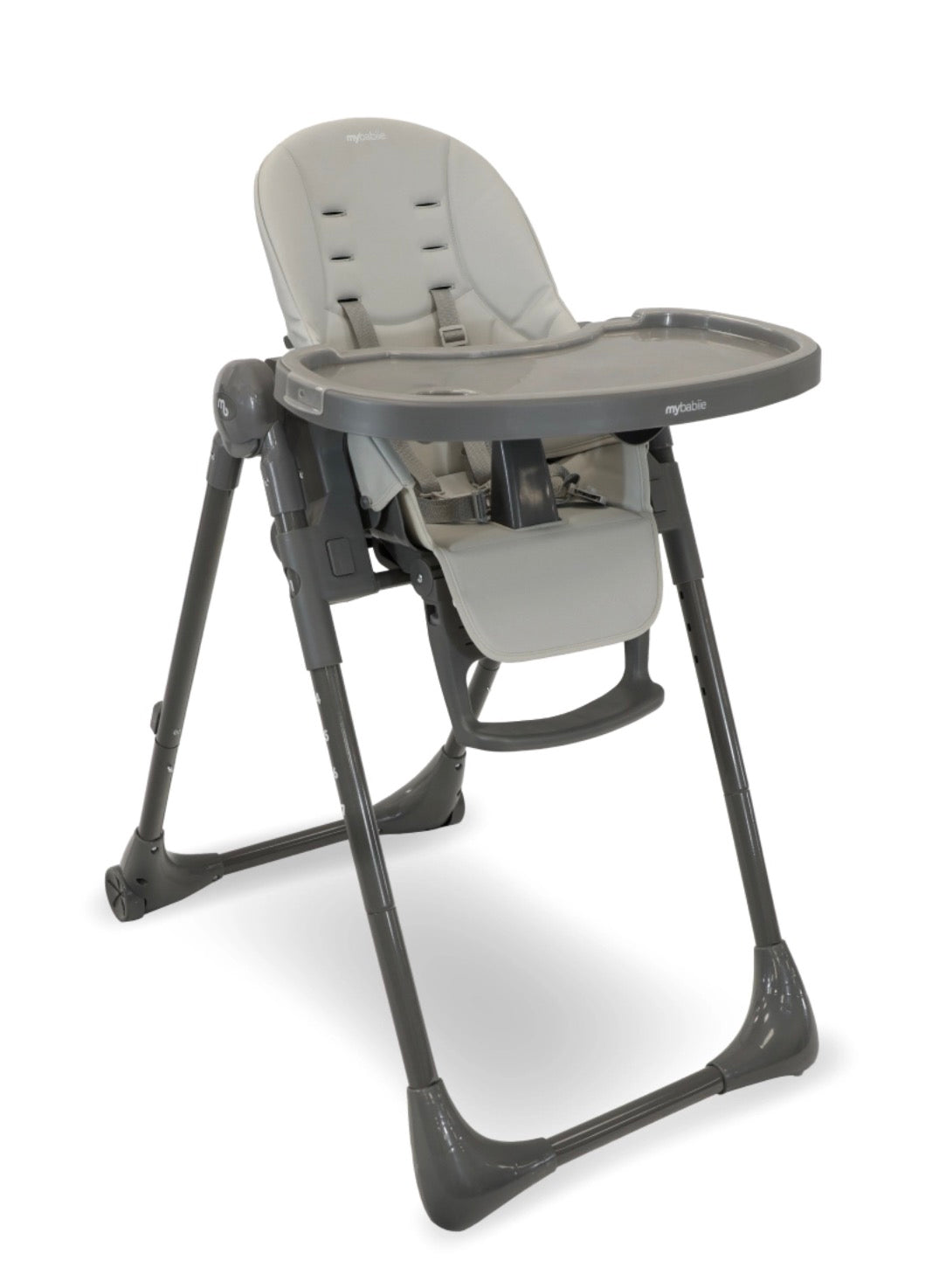My Babiie Luxe Highchair - Grey (MBHC9GY)