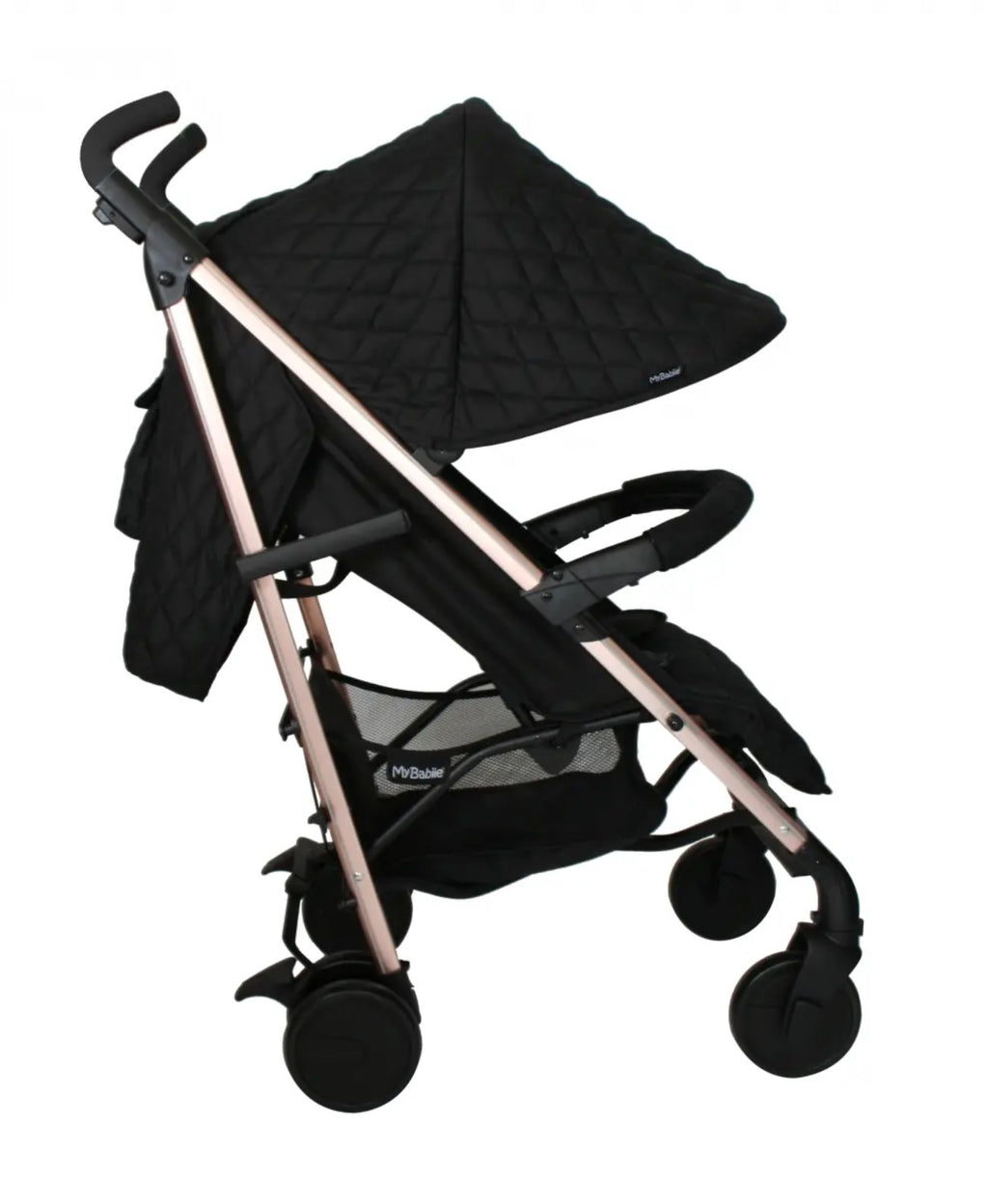 My Babiie MB51 PLUS Stroller - Quilted Black (MB51QG)