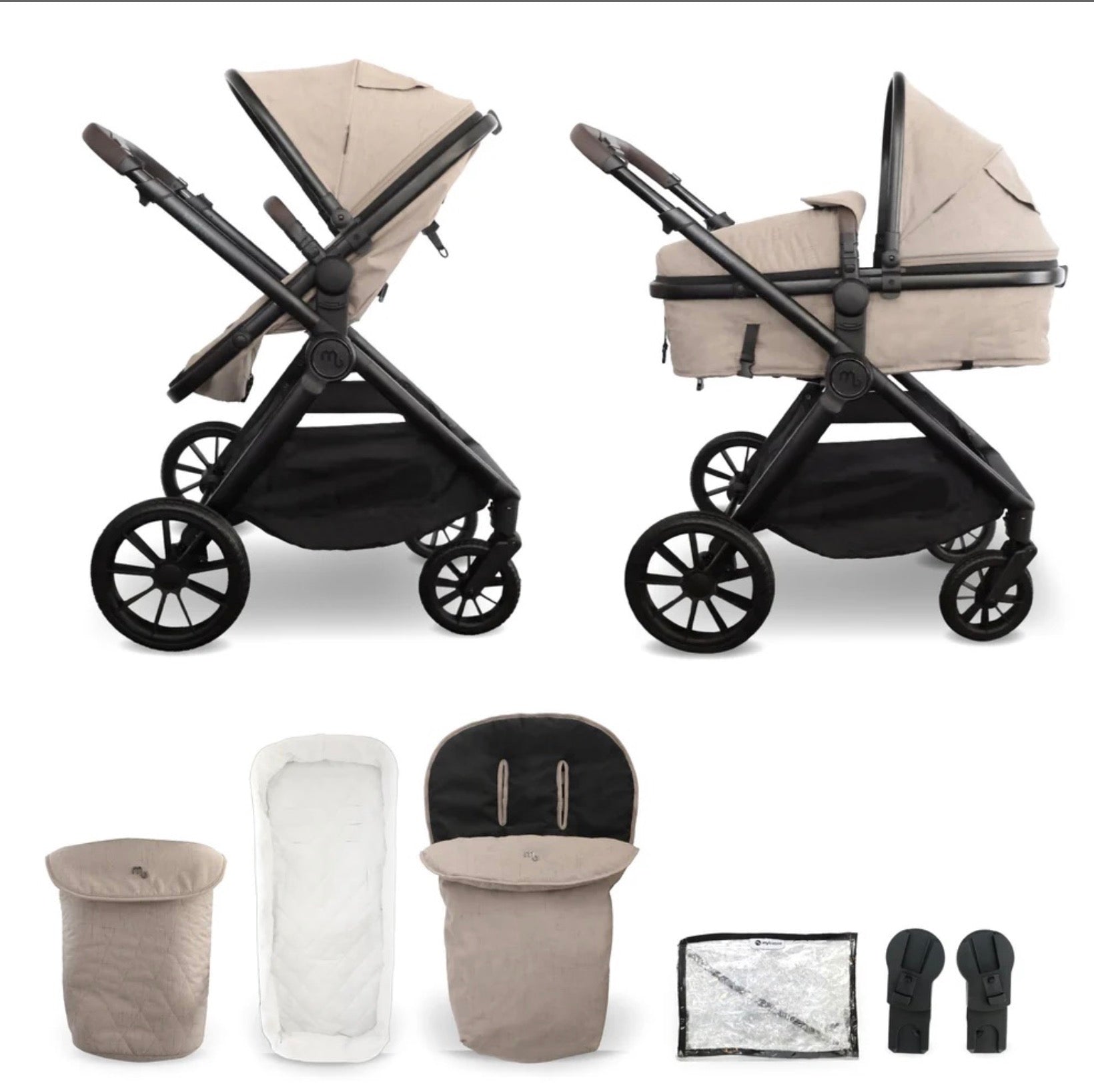 My Babiie MB220 2in1 Pramette Mink