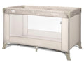 Lorelli Carina 1 Layer Travel Cot - Beige Stars