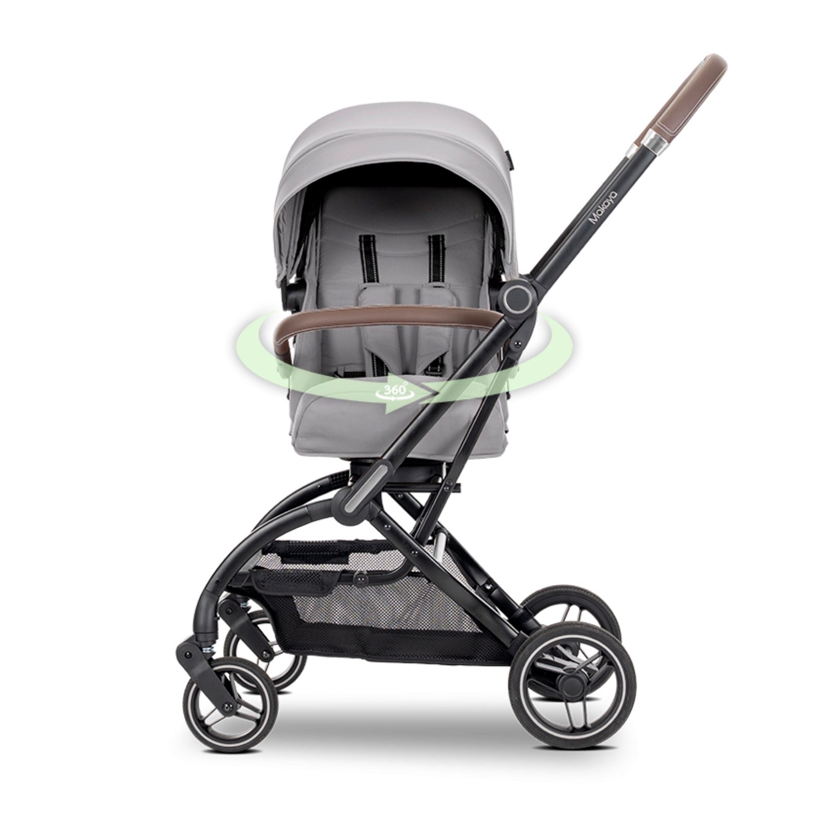 Lorelli Makaya Forward/Rearward 360 Rotation Stroller – Grey