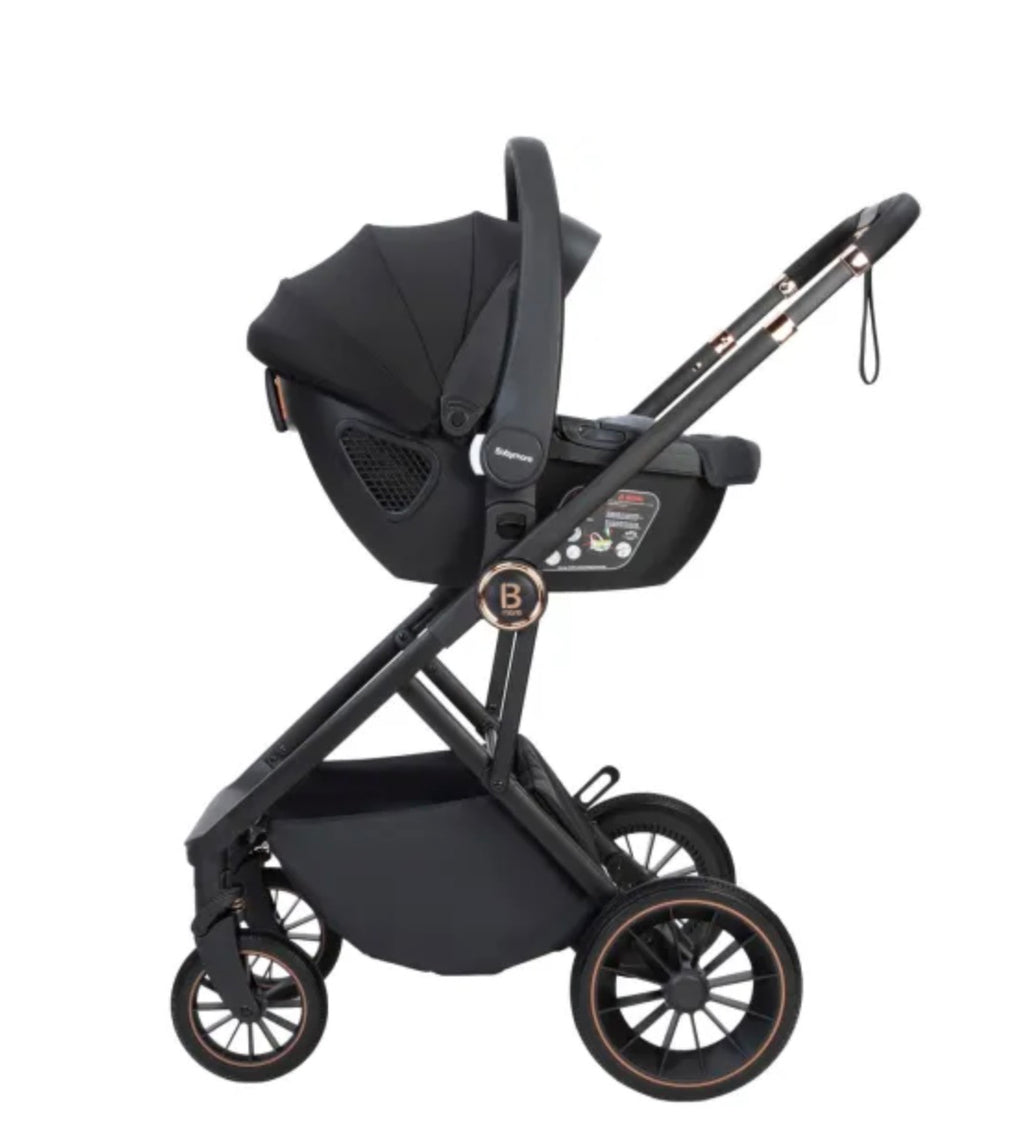 Babymore Chia Travel System Coco with Base - Midnight Blue