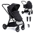 Babymore Mimi 2 in 1 Pram Pushchair – Black