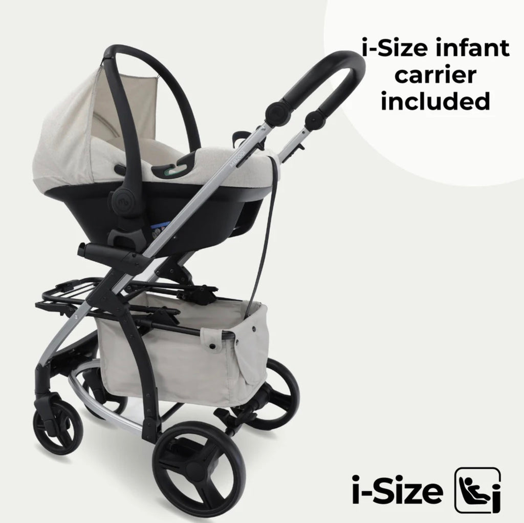 My Babiie MB200i Travel System with i-Size Car Seat – Oatmeal