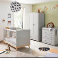 Babymore Mona 4 Piece Nursery Room Set – Grey