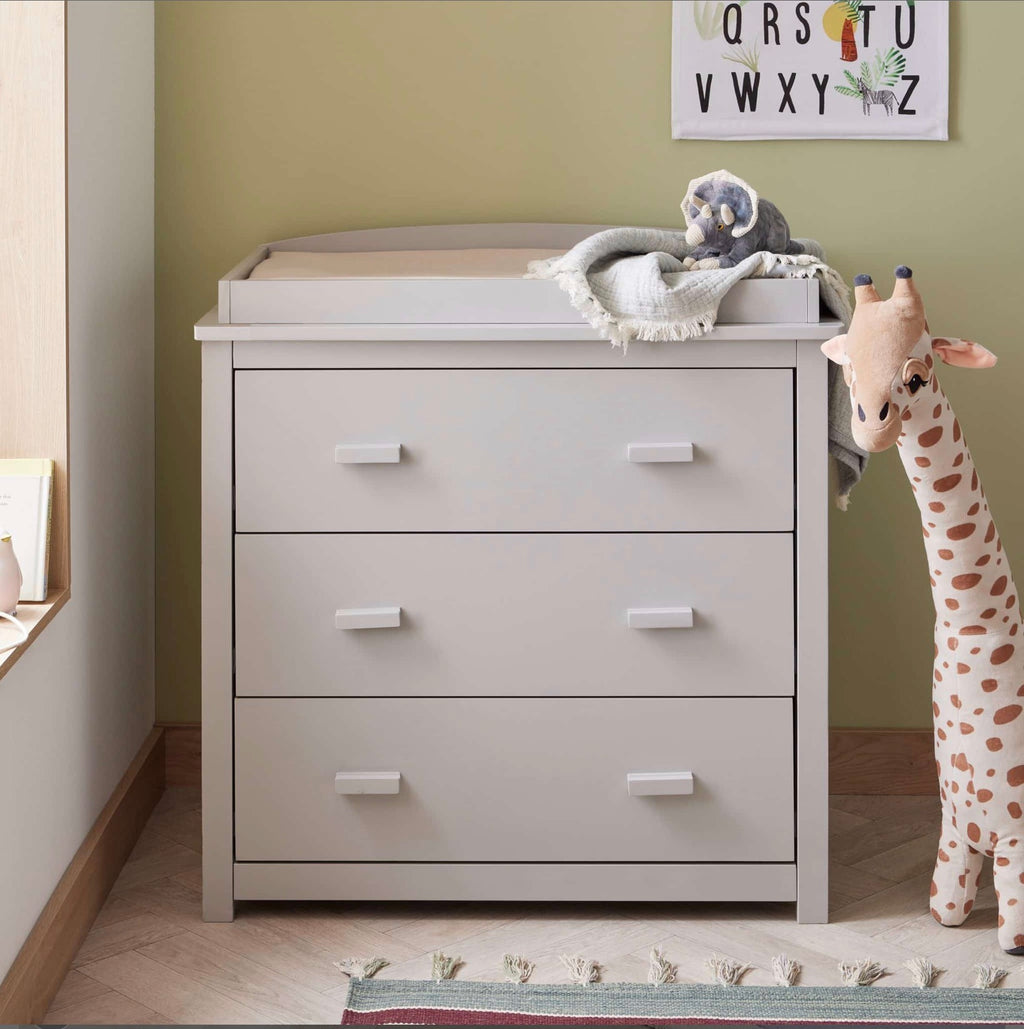 Babymore Mona 4 Piece Nursery Room Set – Grey