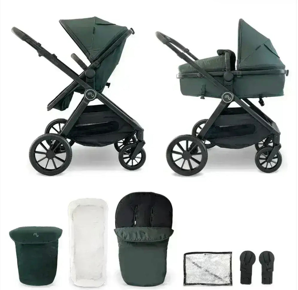 My Babiie MB220 2-in-1 Pramette – Forest Green