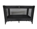 My Babiie Quilted Travel Cot - Black (MBTC1QG)