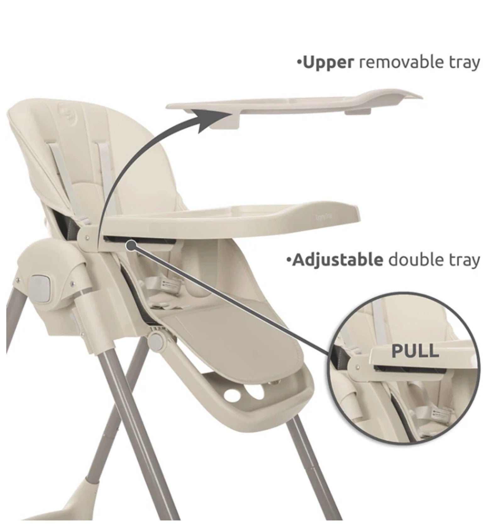 Lorelli Tummy Time Baby Highchair - Green