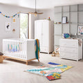 Babymore Mona 4in1 3 Piece Nursery Room Set – White