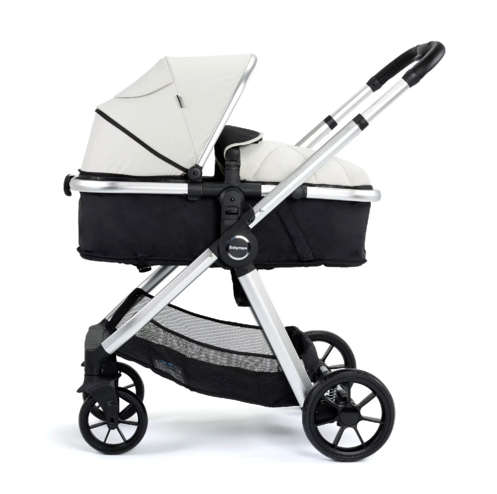 Mimi Travel System Pecan i-Size Car Seat with ISOFIX Base – Silver