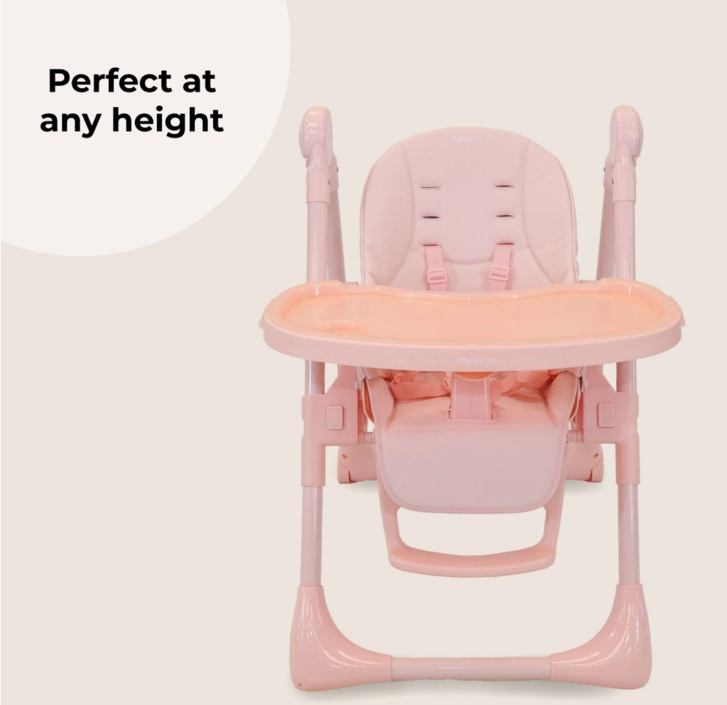 My Babiie Luxe Highchair - Pink (MBHC9PK)