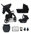My Babiie MB200i 3-in-1 Travel System with i-Size Car Seat - Black Leopard