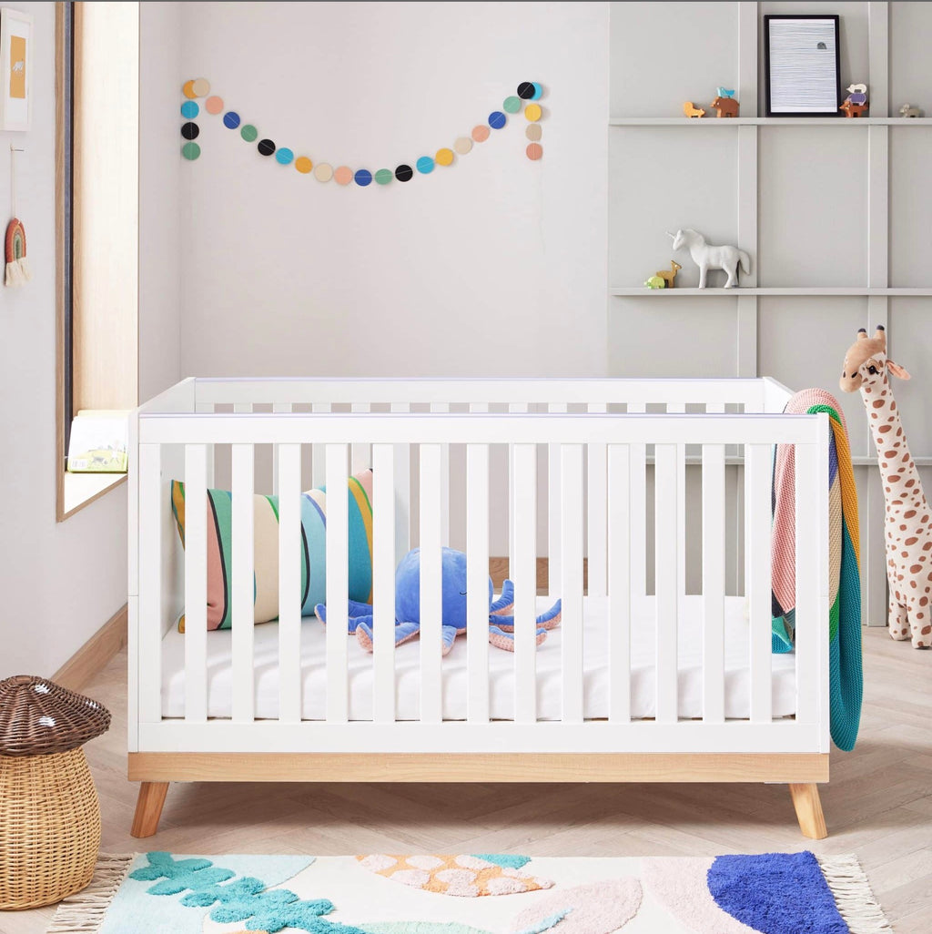 Babymore Mona 4in1 3 Piece Nursery Room Set – White