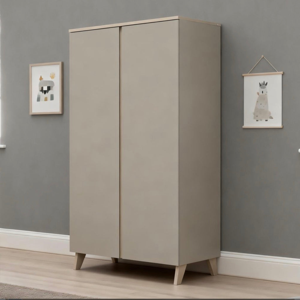 Babymore Dante 4 Piece Nursery Room Set/Cot Top Changer – Cashmere