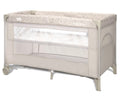 Lorelli Carina 2 Layer Travel Cot - Beige Stars