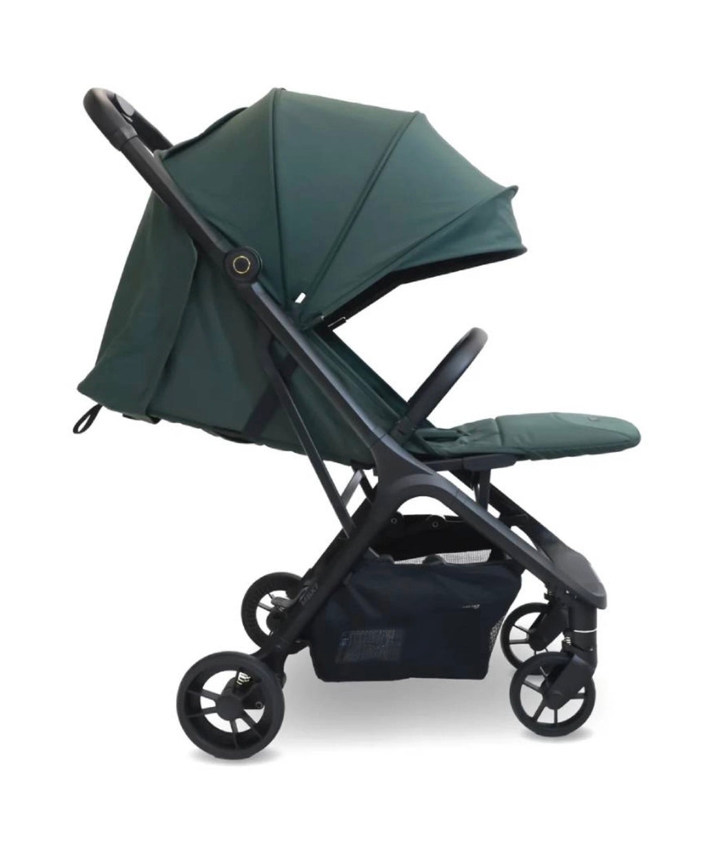 My Babiie MBX7 PLUS Auto Fold Compact Stroller - Forest Green (MBX7BFGR)