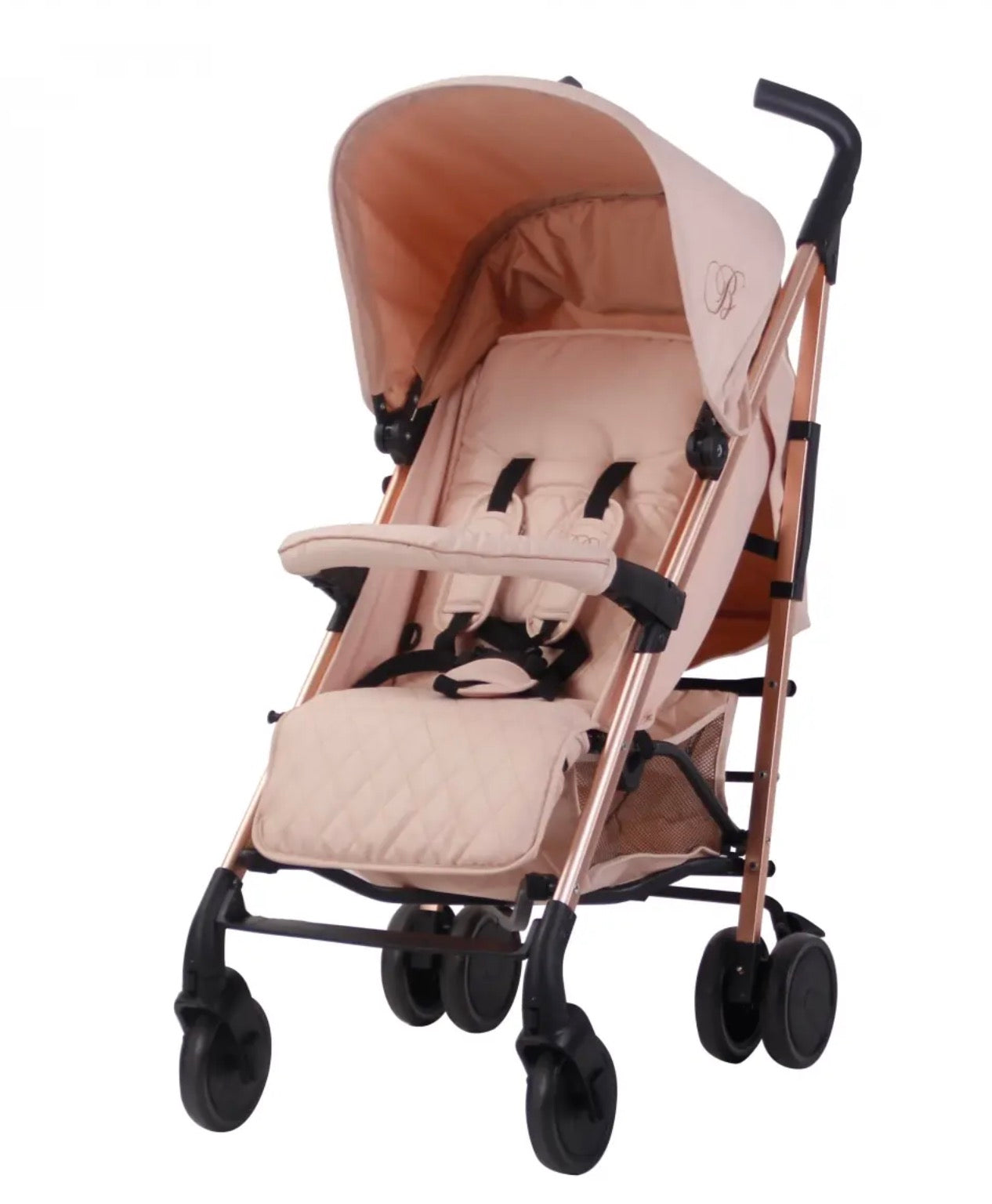 My Babiie MB51 PLUS Stroller - Rose Gold Blush (MB51ROSEBL)