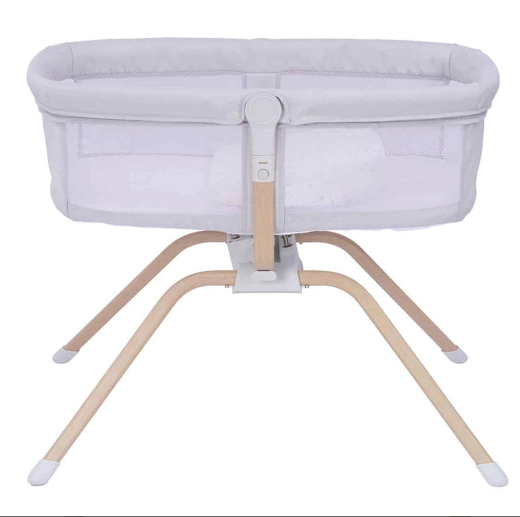 Babymore Air Motion Gliding Crib – Light Grey