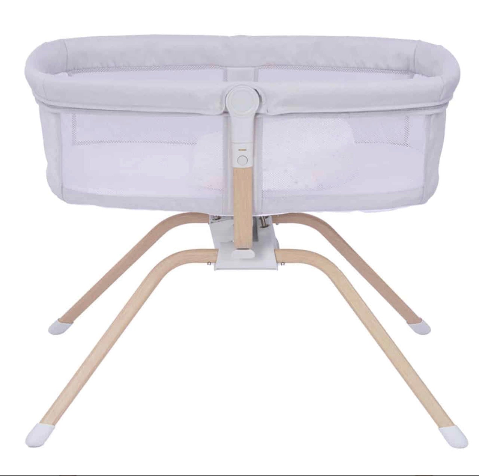 Babymore Air Motion Gliding Crib – Light Grey