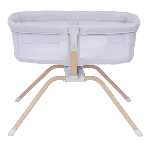 Babymore Air Motion Gliding Crib – Light Grey