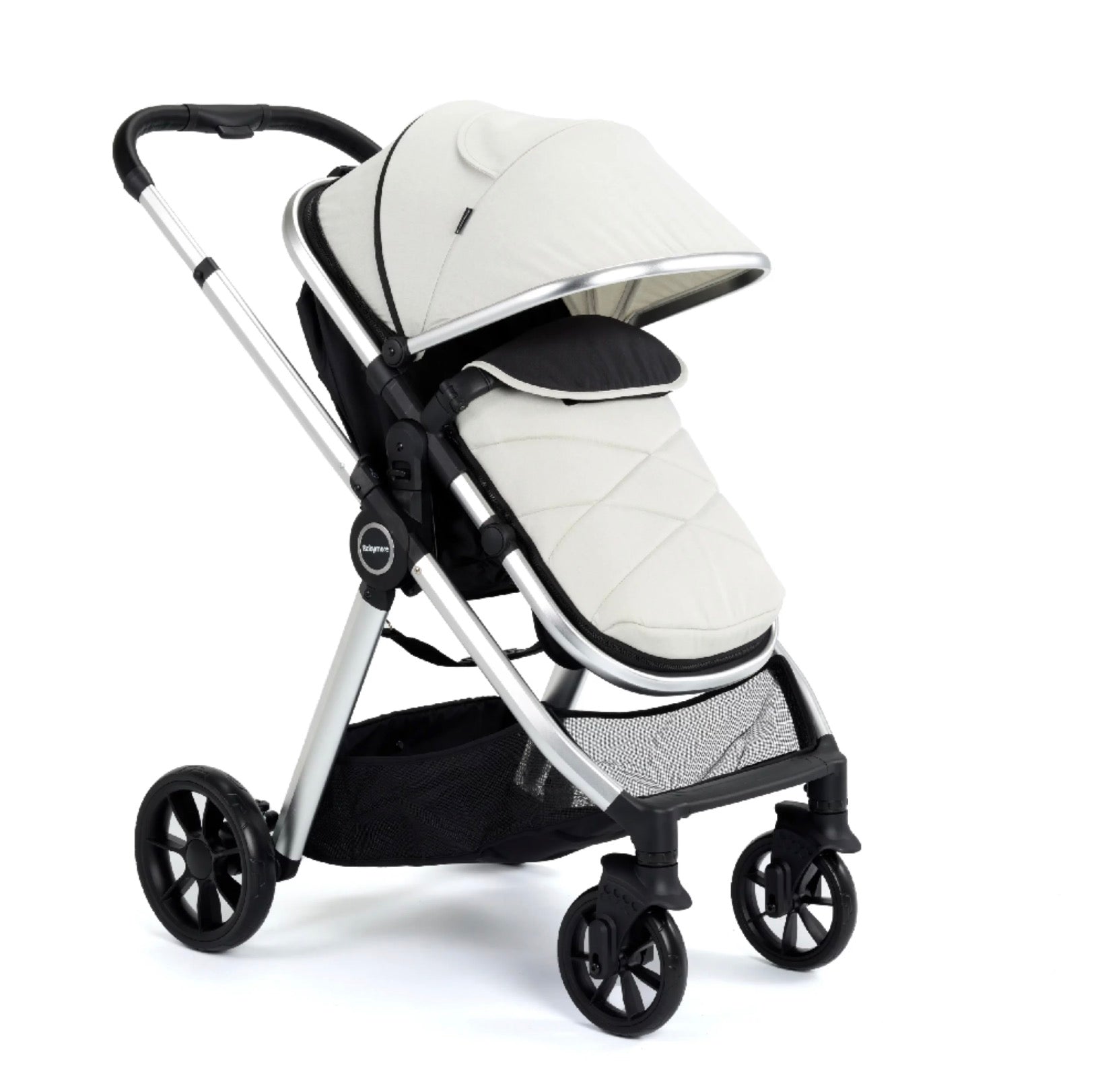 Mimi Travel System Pecan i-Size Car Seat with ISOFIX Base – Silver