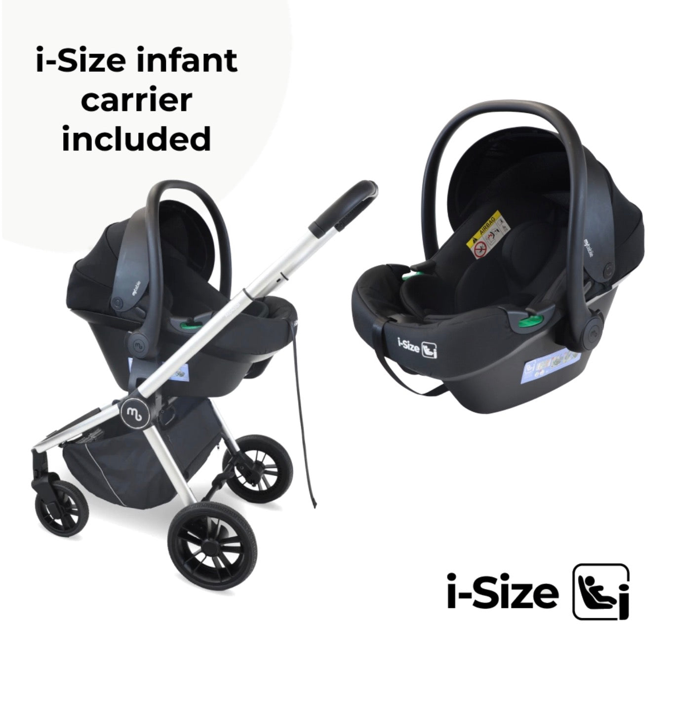 My Babiie MB450i 3 in 1 Travel System - Steel Blue (MB450iBS)